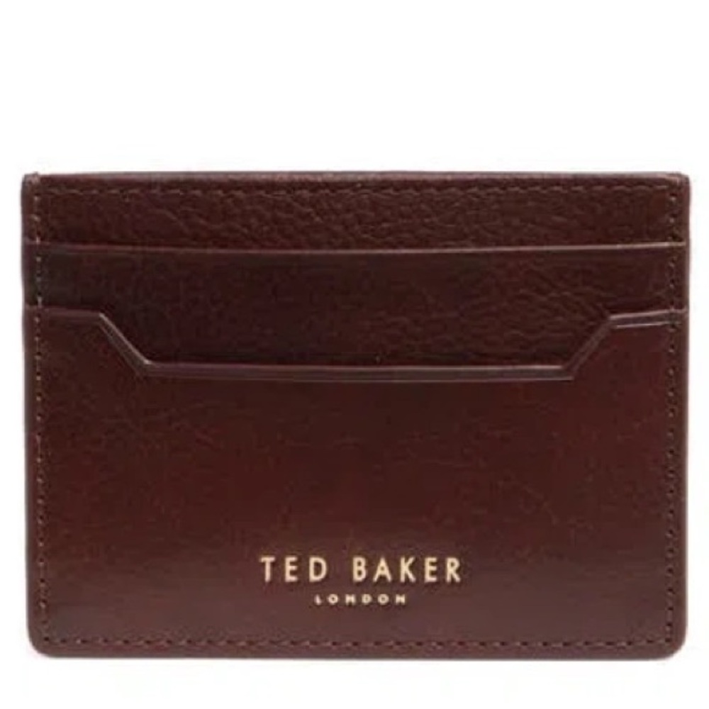 Ted Baker Quilted Brown Leather Card Holder Ted Baker Cavendish Wallet